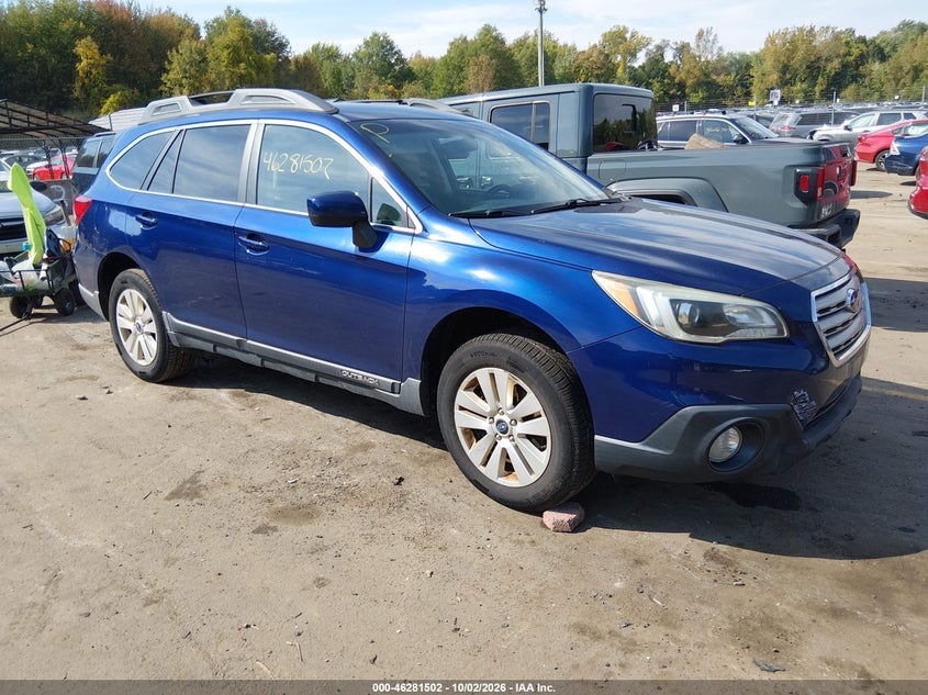 Vin: 4s4bsaccxf3290166, lot: 46781648, subaru outback 2.5i premium 2015 img_1