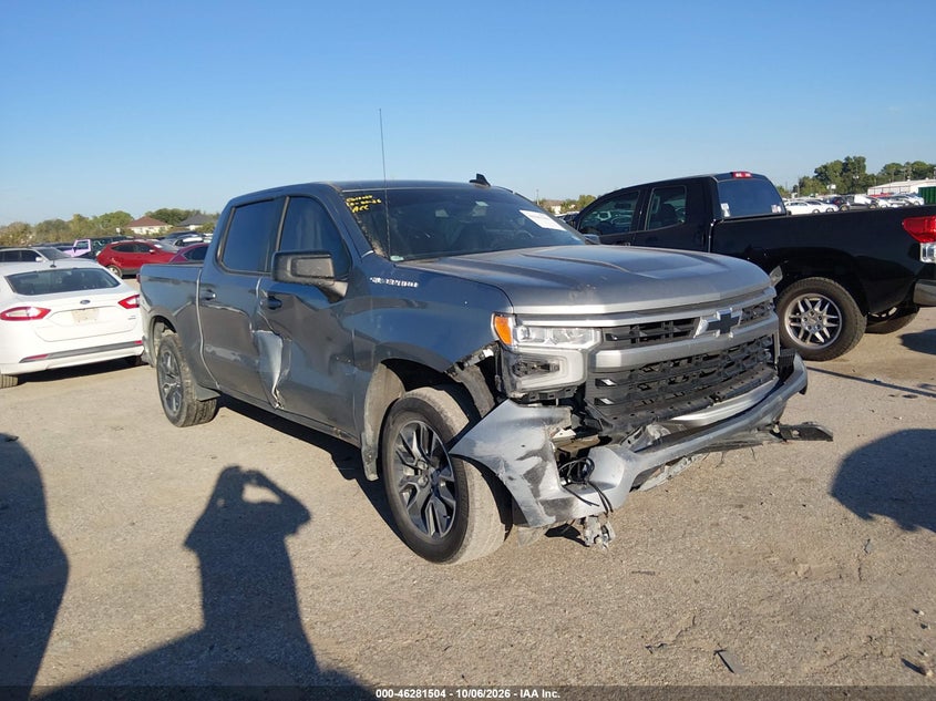Vin: 2gcpaded3p1154182, lot: 46781650, chevrolet silverado 1500 2wd  short bed rst 2023 img_1
