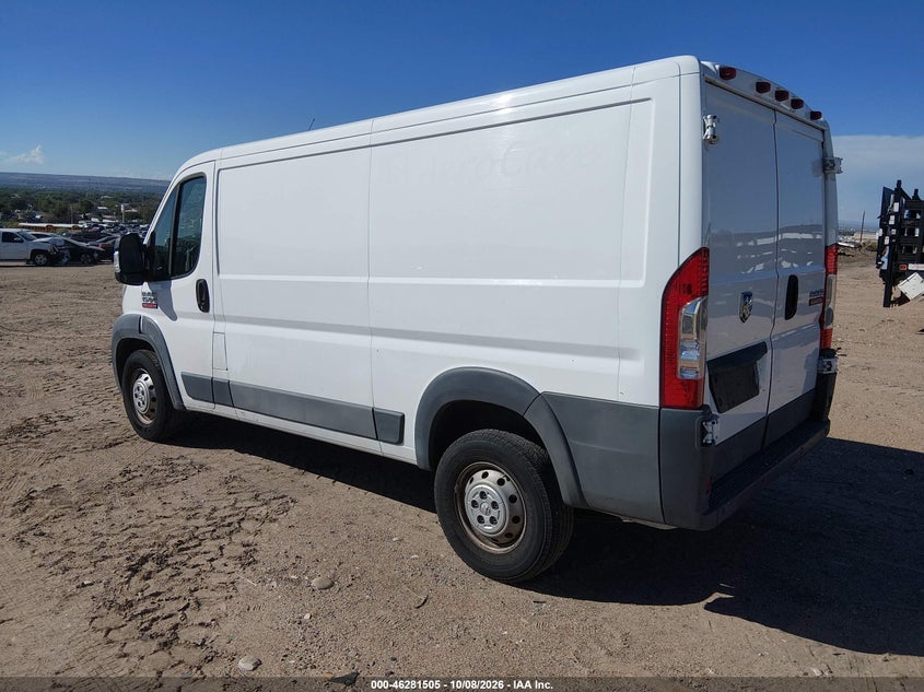Vin: 3c6trvag7he507323, lot: 46781653, ram promaster 1500 low roof 136 wb 20173