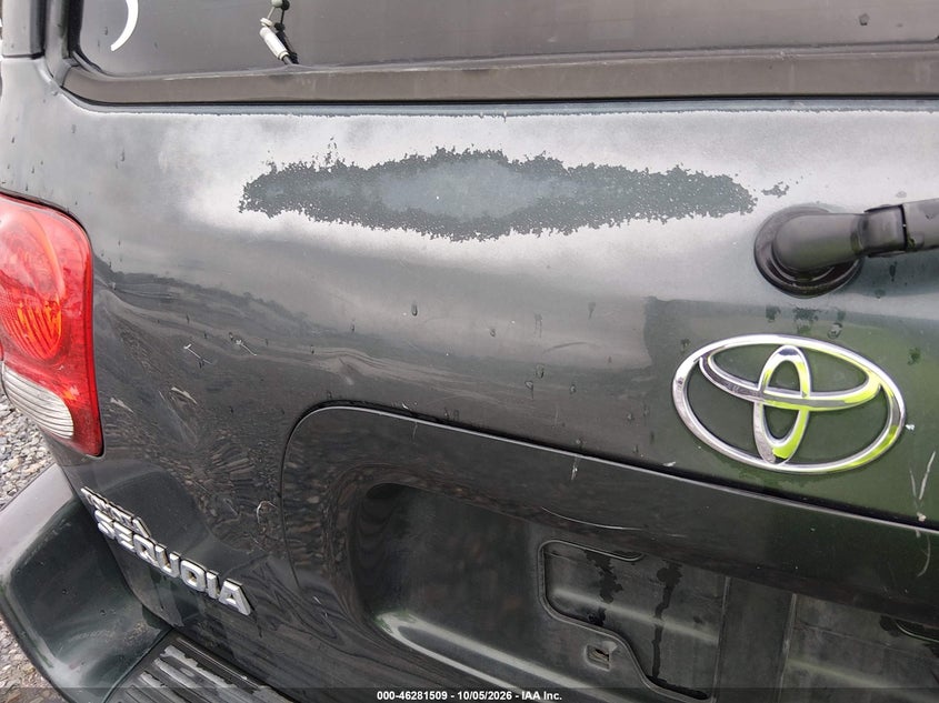TOYOTA SEQUOIA 2007 VIN 5TDZT38A17S286400
