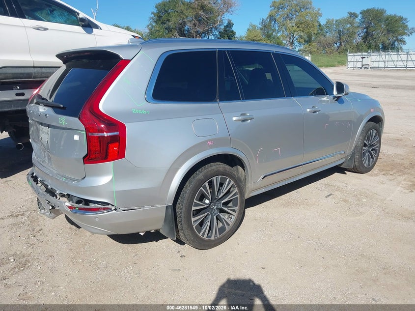 Vin: yv4h60czxn1853841, lot: 46781695, volvo xc90 recharge plug-in hybrid t8 inscription expression extended range 6p/t8 inscription expression extended range 7p 20224