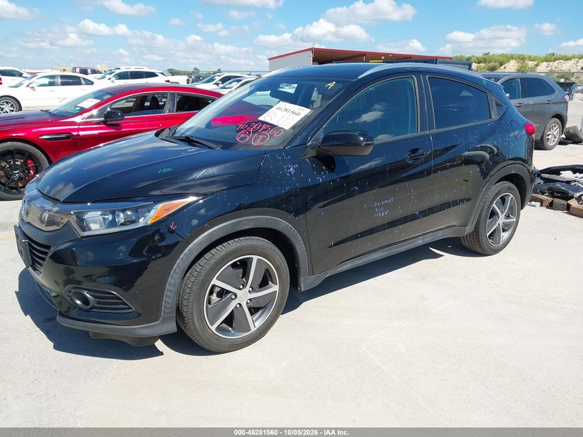 2021 Honda Hr-V 2Wd Ex, Hail, IAAI, VIN 3CZRU5H5XMM705717 — photo 2