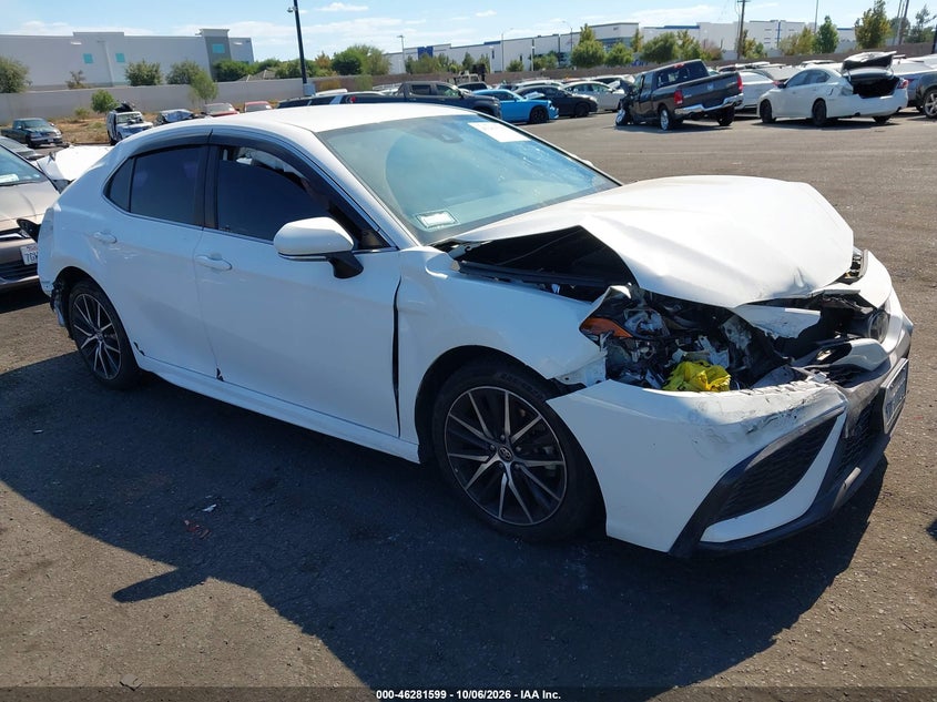 Vin: 4t1t11bk0mu035727, lot: 46781745, toyota camry se awd 20211