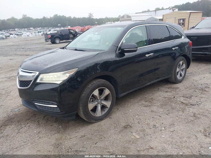 Vin: 5fryd3h25eb005734, lot: 46781754, acura mdx 20142