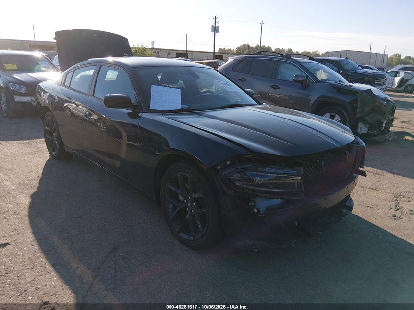 Vin: 2c3cdxbgxph534587, lot: 46781763, dodge charger sxt 20231