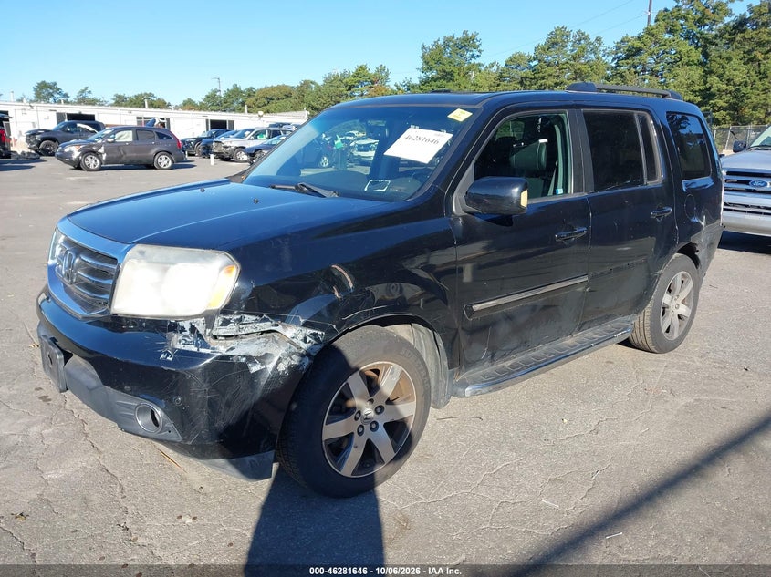 Vin: 5fnyf4h90db026701, lot: 46781793, honda pilot touring 20132