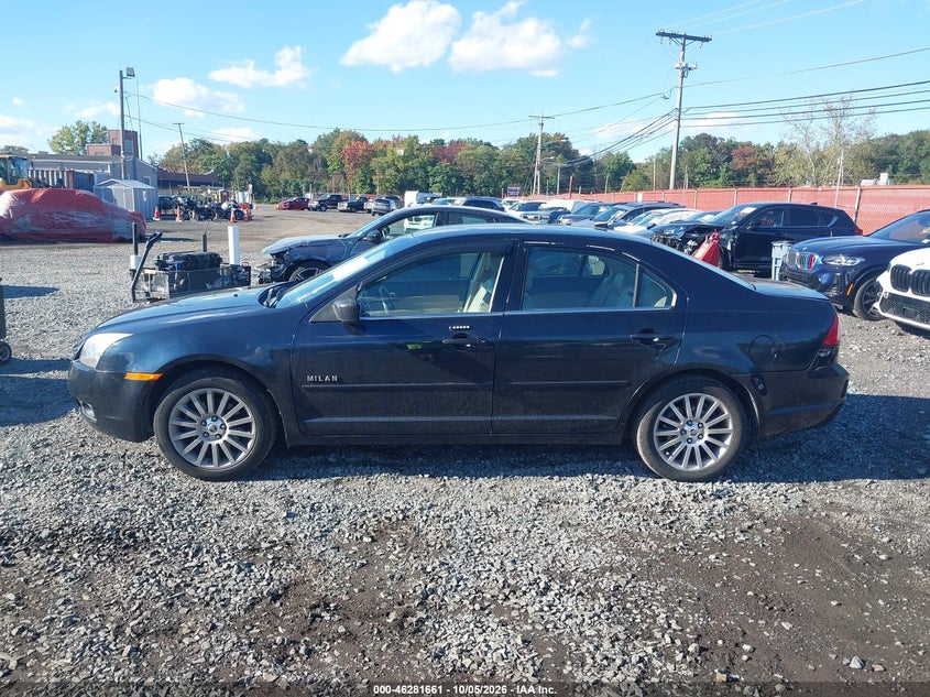 MERCURY MILAN 2008 VIN 3MEHM08Z48R604803