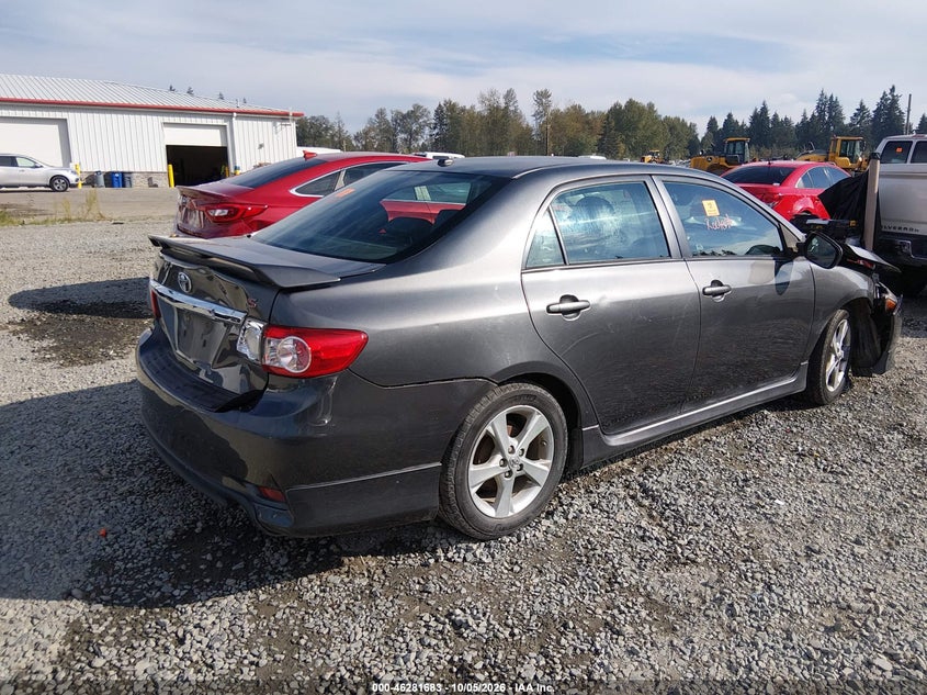 Vin: 2t1bu4ee7bc539717, lot: 46781829, toyota corolla s 20114