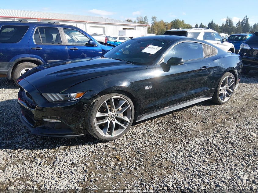 Vin: 1fa6p8cf8g5284484, lot: 46781839, ford mustang gt premium 20162