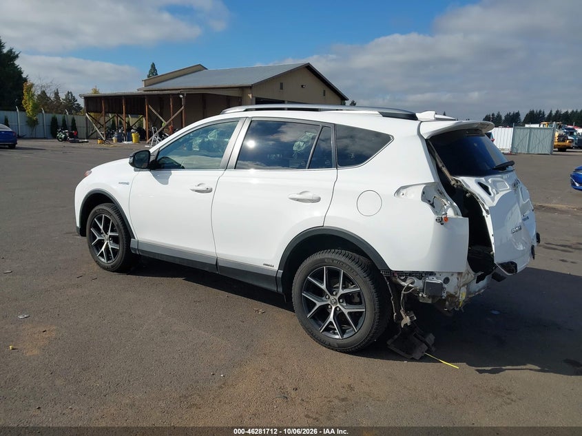 Vin: jtmjjrev4hd104277, lot: 46781858, toyota rav4 hybrid se 20173