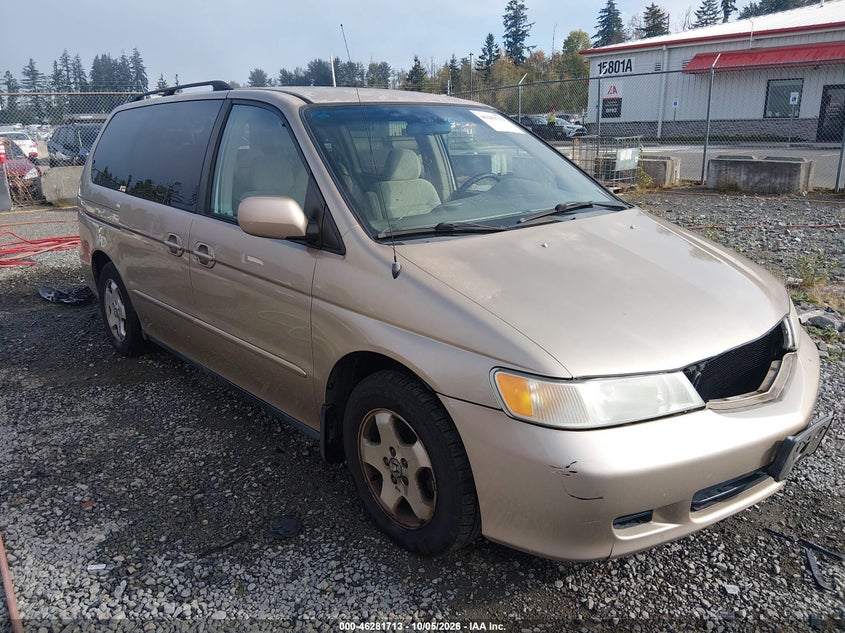2001 Honda Odyssey Ex, Front, IAAI, VIN 2HKRL18691H008616