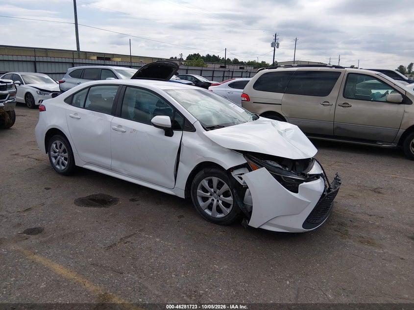 Vin: 5yfepmae3mp183635, lot: 46781869, toyota corolla le 2021 img_1