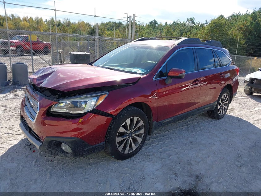 Vin: 4s4bsejc0g3290124, lot: 46781879, subaru outback 3.6r limited 20162