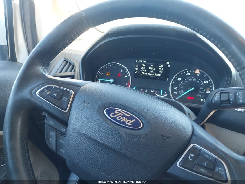 FORD ECOSPORT 2019 VIN MAJ6S3GL6KC280083