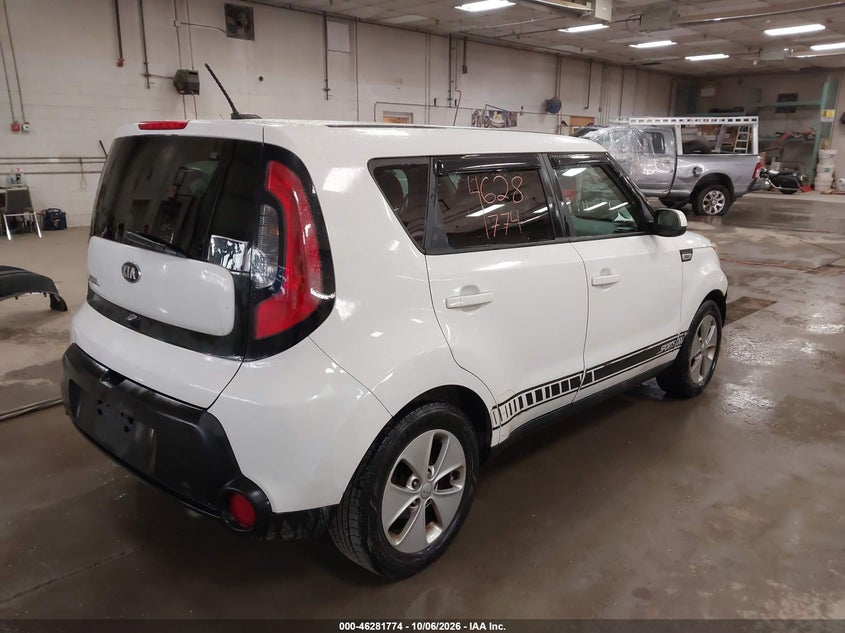Vin: kndjn2a22f7151021, lot: 46781920, kia soul 20154