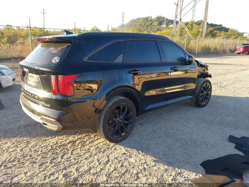 Vin: 5xyrk4lf5ng090109, lot: 46781922, kia sorento sx 20224