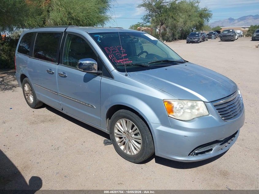 Vin: 2c4rc1gg1cr307629, lot: 46781930, chrysler town & country limited 2012 img_1