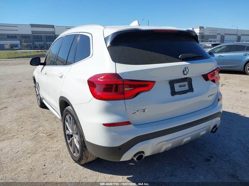 Vin: 5uxtr7c5xkle98245, lot: 46781939, bmw x3 sdrive30i 20193