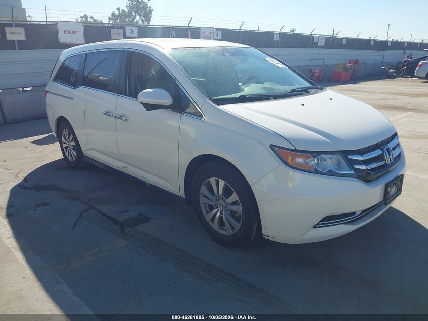 Vin: 5fnrl5h65hb010489, lot: 46781950, honda odyssey ex-l 20171