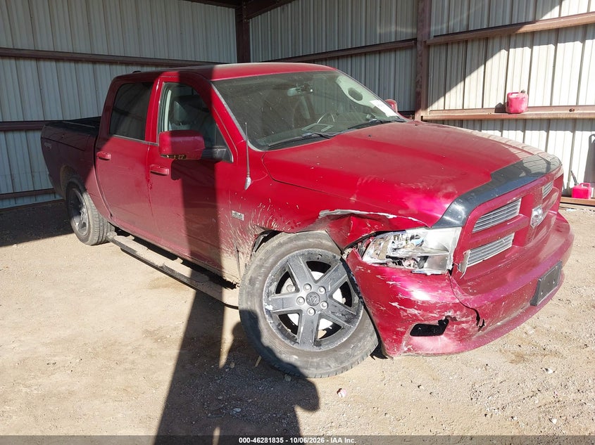 Vin: 1c6rd7mt3cs111814, lot: 46781981, ram 1500 sport 20121