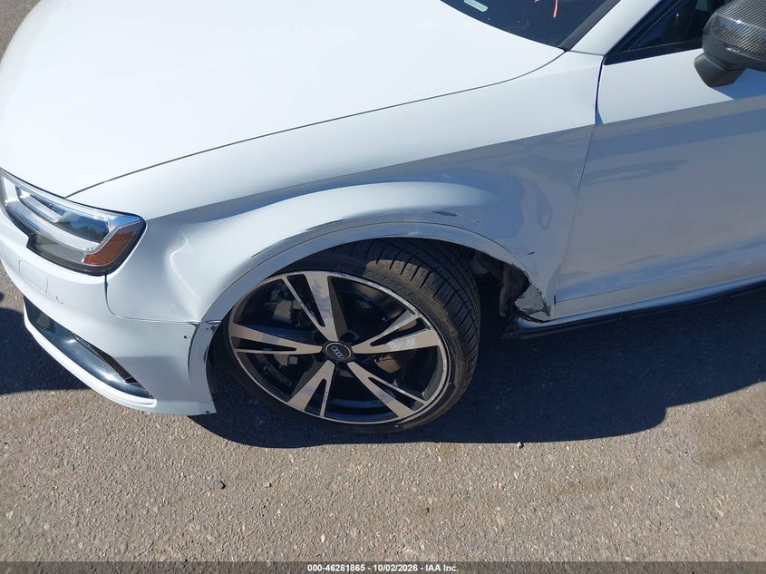 AUDI RS 3 2018 VIN WUABWGFF3J1904449