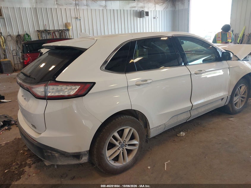 Vin: 2fmpk4j98jbb50303, lot: 46782030, ford edge sel 20184