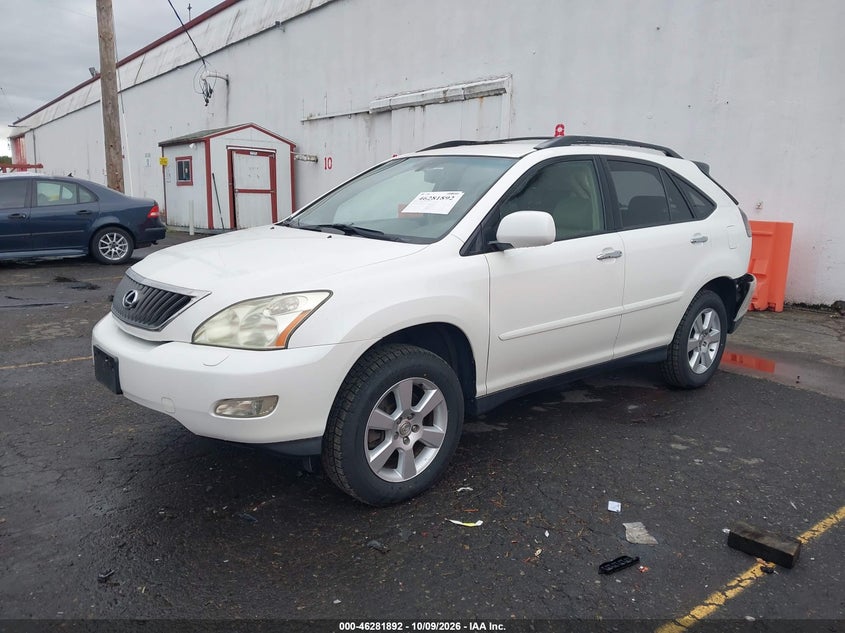 2009 Lexus Rx 350, Rear, IAAI, VIN JTJHK31U892056671 — photo 2