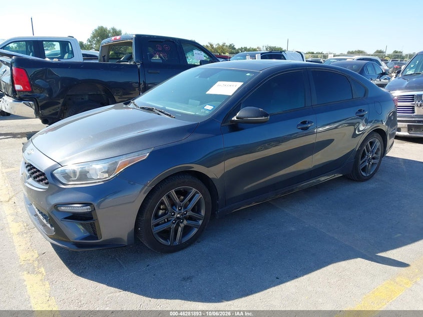 Vin: 3kpf34ad4me268587, lot: 46782039, kia forte gt-line 20212