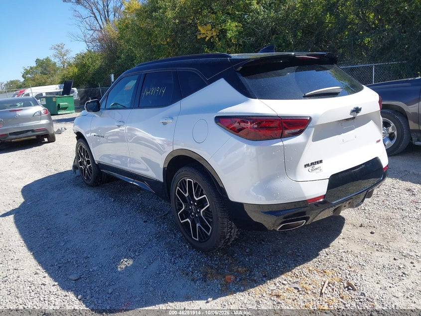 Vin: 3gnkbers6ps153867, lot: 46782060, chevrolet blazer fwd rs 20233