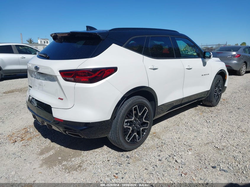 Vin: 3gnkbers6ps153867, lot: 46782060, chevrolet blazer fwd rs 20234