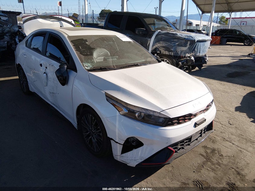 Vin: 3kpf54ad1pe633967, lot: 46782109, kia forte gt-line 20231
