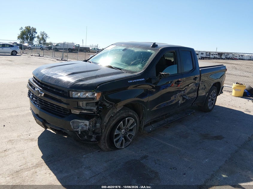 Vin: 1gcryeed6lz141454, lot: 46782122, chevrolet silverado 1500 4wd  standard bed rst 20202