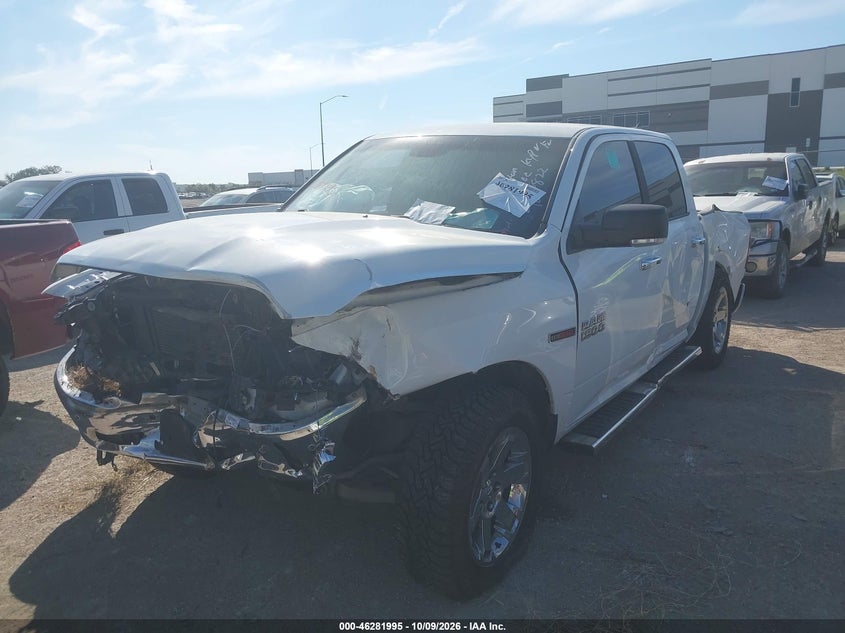 Vin: 1c6rr6lm4gs242875, lot: 46782141, ram 1500 big horn 20162