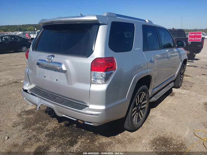 Vin: jtebu5jr9b5070301, lot: 46782166, toyota 4runner limited v6 20114