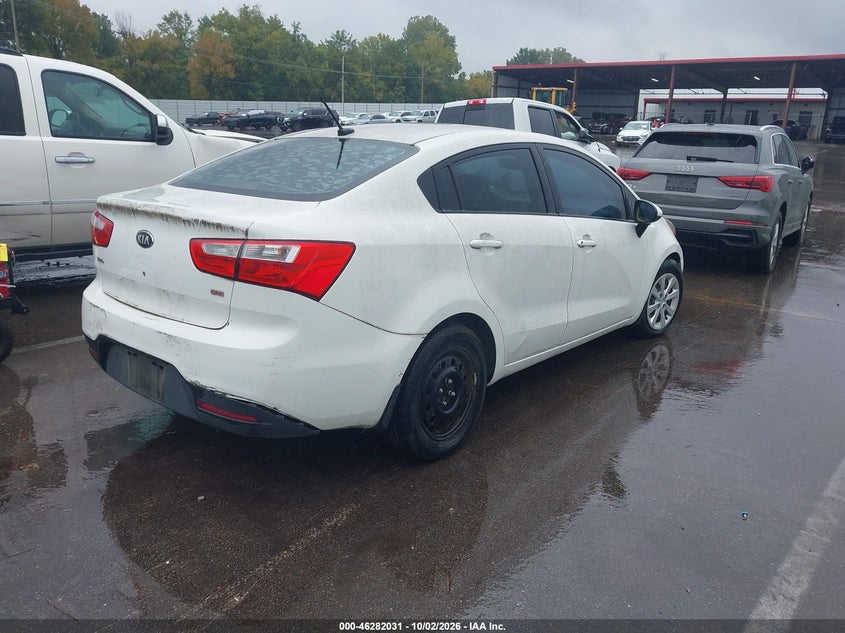 Vin: knadm4a32d6141111, lot: 46782177, kia rio lx 20134