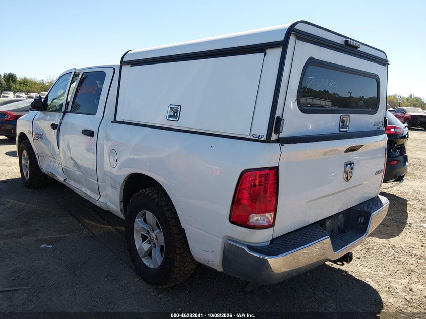 Vin: 3c6rr7ktxmg707984, lot: 46782188, ram 1500 classic tradesman  4x4 5'7 box 20213