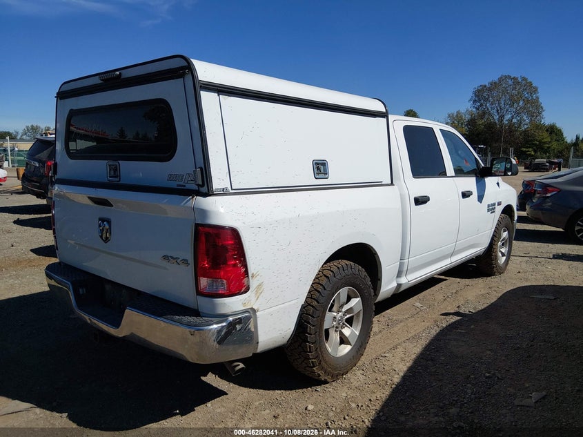 Vin: 3c6rr7ktxmg707984, lot: 46782188, ram 1500 classic tradesman  4x4 5'7 box 20214