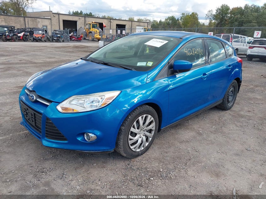 2012 Ford Focus Se, Rear, IAAI, VIN 1FAHP3K24CL119242 — photo 2