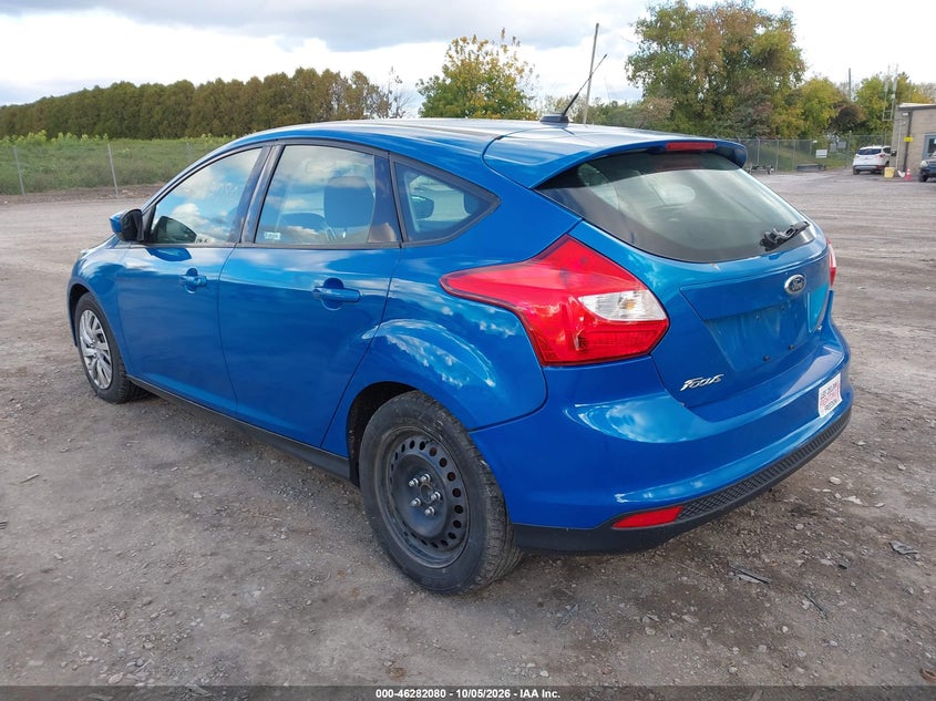 Vin: 1fahp3k24cl119242, lot: 46782226, ford focus se 20123