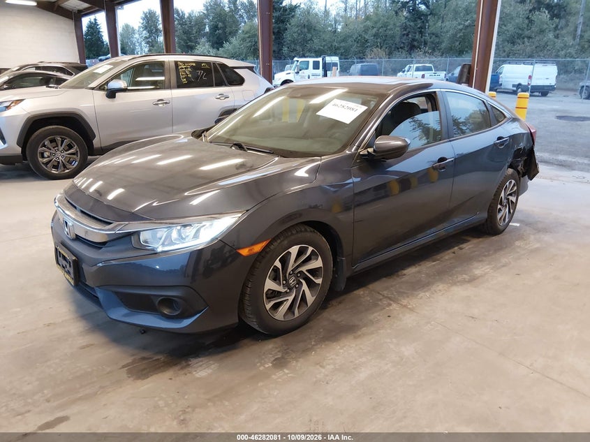Vin: 2hgfc2f81jh504727, lot: 46782227, honda civic ex 20182