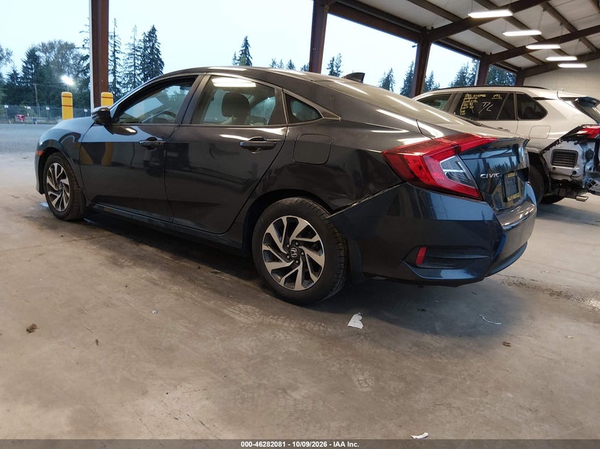 Vin: 2hgfc2f81jh504727, lot: 46782227, honda civic ex 20183
