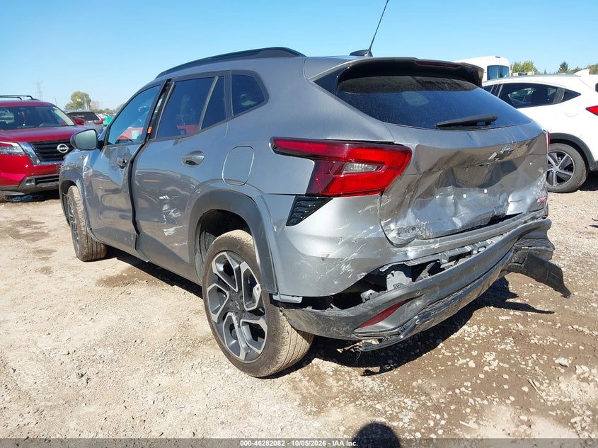 Vin: kl77ljep9sc151550, lot: 46782228, chevrolet trax fwd 2rs 20253