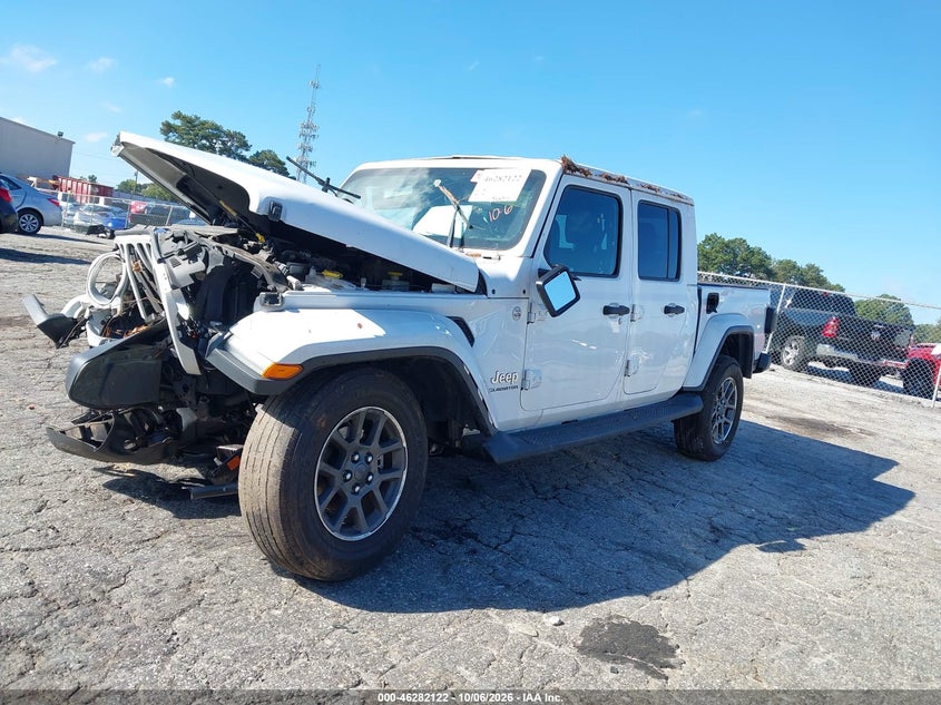 Vin: 1c6hjtfg9ll154190, lot: 46782268, jeep gladiator overland 4x4 20202