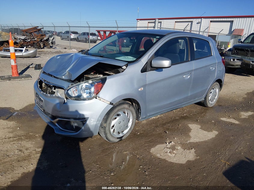 Vin: ml32a3hj5jh014602, lot: 46782284, mitsubishi mirage es 20182