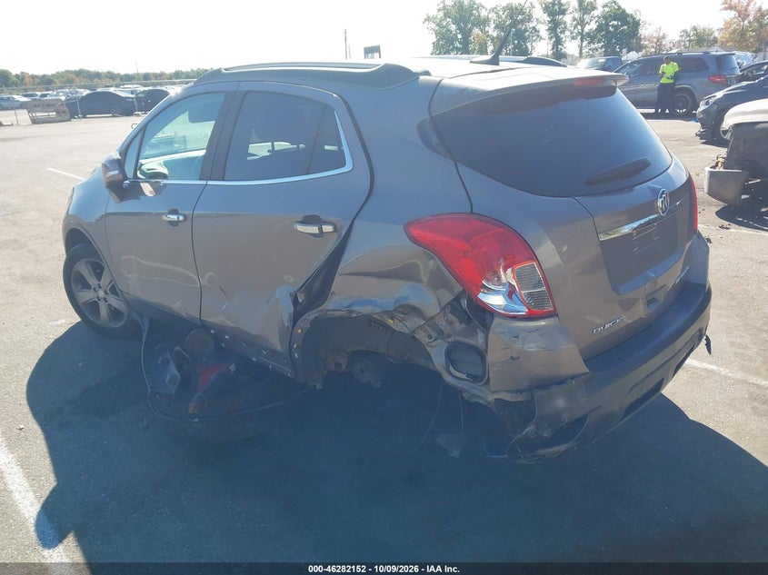 Vin: kl4cjasb4eb555554, lot: 46782298, buick encore 20143