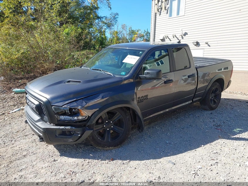 Vin: 1c6rr7gt0ms578106, lot: 46782312, ram 1500 classic warlock  4x4 6'4 box 20212