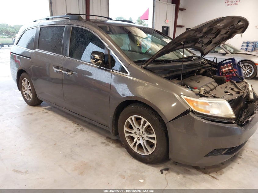 Vin: 5fnrl5h69cb104450, lot: 46782367, honda odyssey ex-l 20121