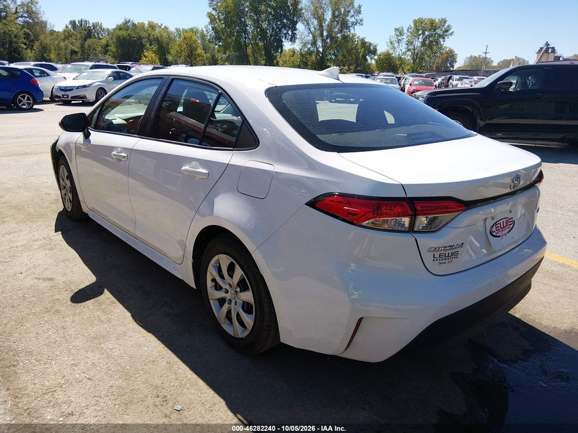 Vin: 5yfb4mde0sp267142, lot: 46782386, toyota corolla le 20253
