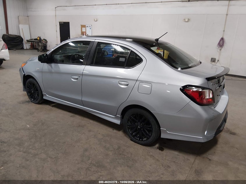 Vin: ml32fufj0rhf17091, lot: 46782425, mitsubishi mirage g4 black edition/es/le 20243
