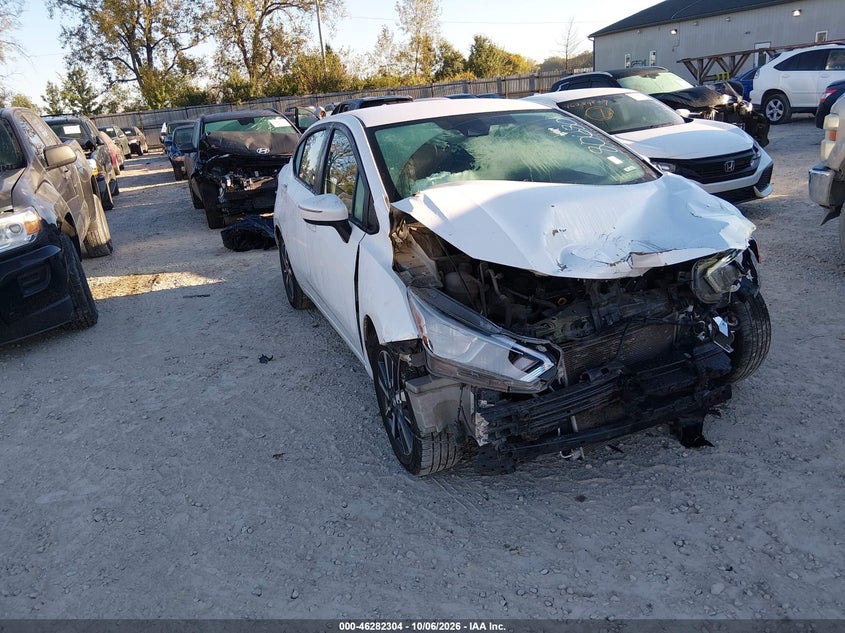 Vin: 3n1cn8ev1ml806801, lot: 46782450, nissan versa sv xtronic cvt 20211